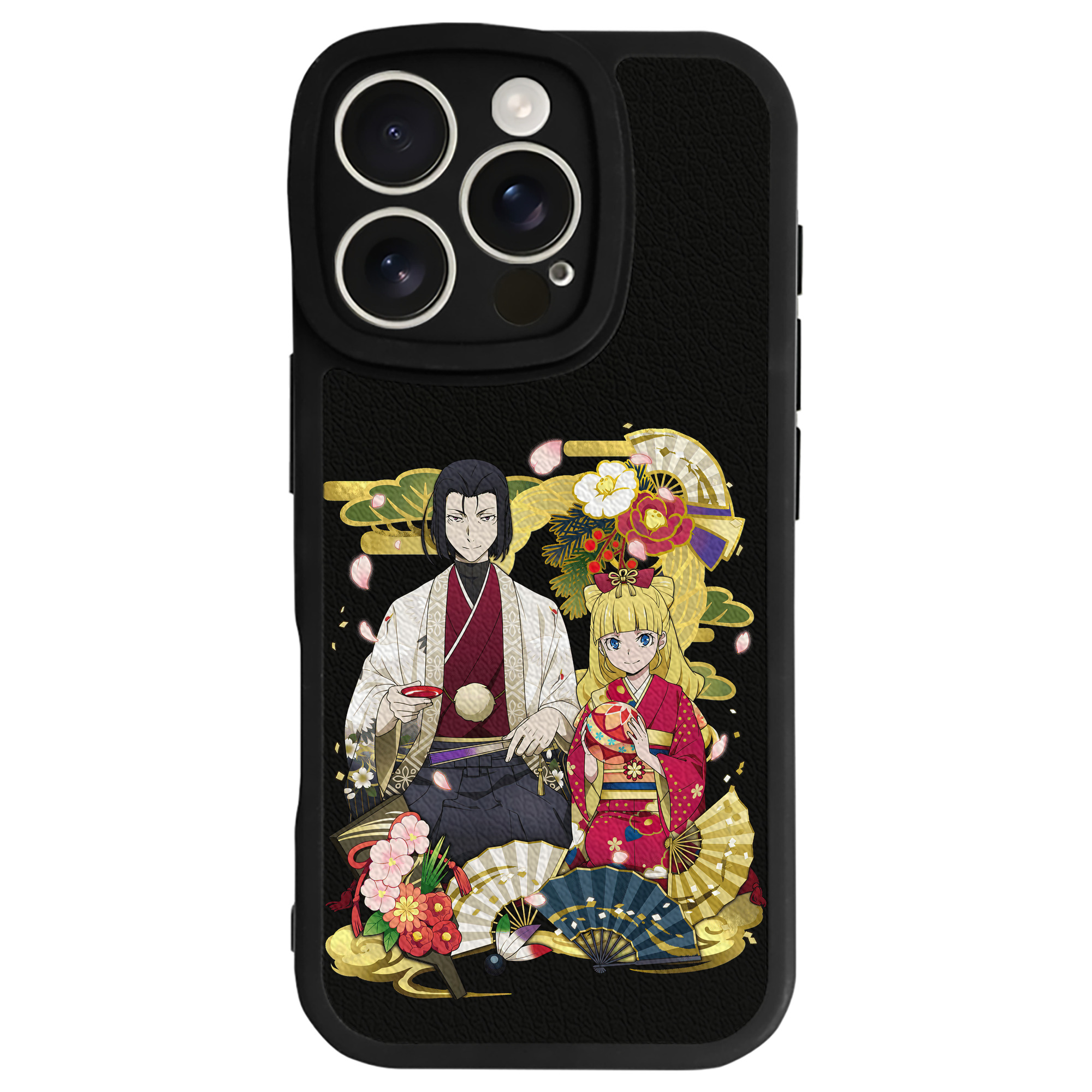（画像用） 文豪ストレイドッグス Bungo Stray Dogs 【iPhone 16シリーズ対応】シリコンスマホケース（レザー調） 材質：シリコン